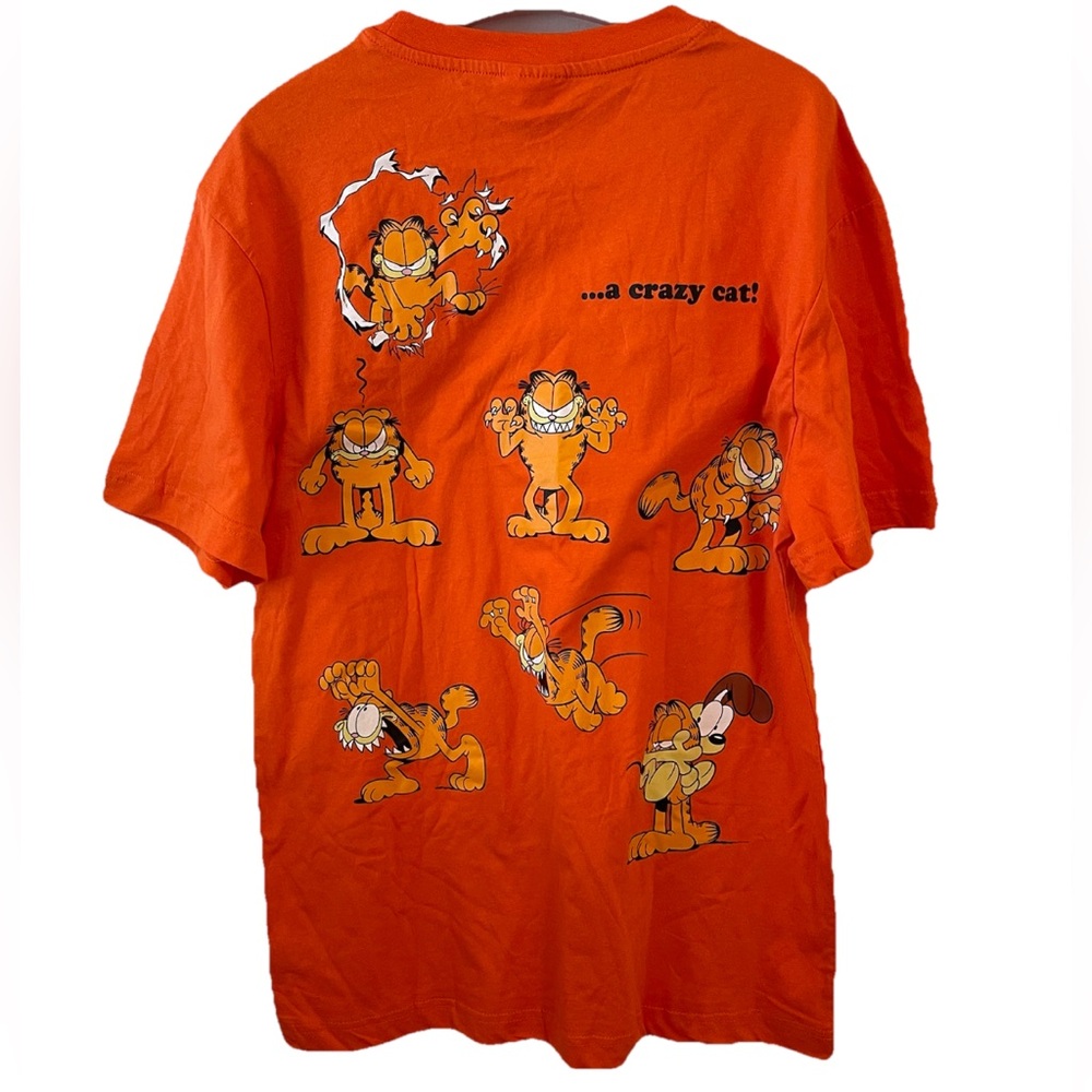 Garfield T-Shirt Medium Men’s Funny Orange